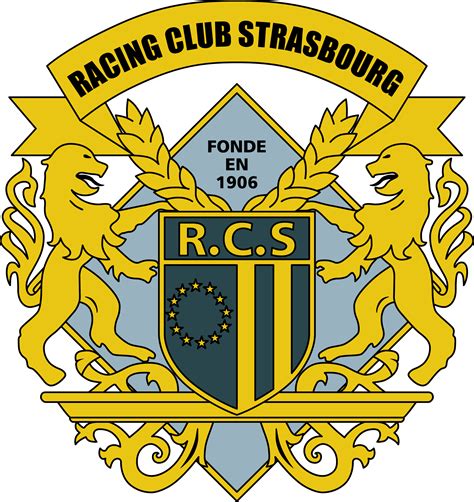 RC Strasbourg | Futebol, Times de futebol, Brasão