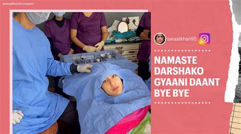 Sara Ali Khans Video Of Wisdom Tooth Extraction Is Leaving Netizens In