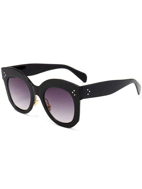 [22 Off] 2021 Retro Uv Protection Full Frame Sunglasses In Black Frame Grey Lens Zaful