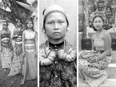 Potret Kecantikan Wanita Indonesia Jaman Dulu Masih Polos Alami Dan