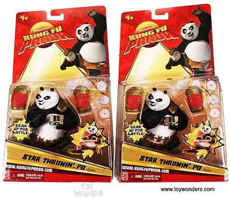 Mattel Dreamworks Kung Fu Panda Action Figures Play Set 5 Asstd