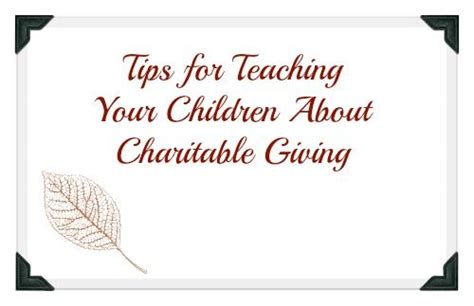 Teach Your Kids About Charitable Giving Charitable Giving Charitable