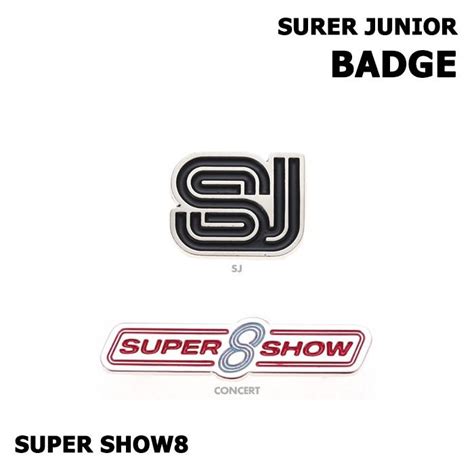 【super Show 8】【公式グッズ】super Junior Badge スーパージュニア バッチ【レビューで店舗特典】【宅配便