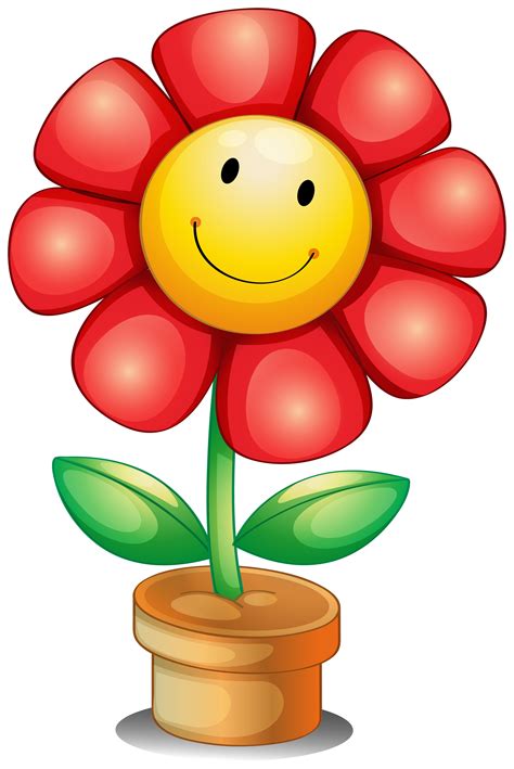 Smiley Flower Vector Art Icons And Graphics For Free Download