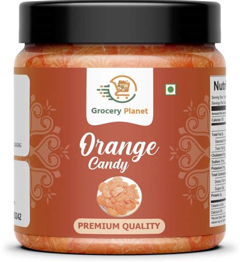 Grocery Planet Orange Candy Khatti Mithi Narangee Goli Orange Toffee