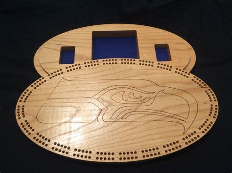Cribbage Board Done With A Cnc Router And Laser Engraver High School