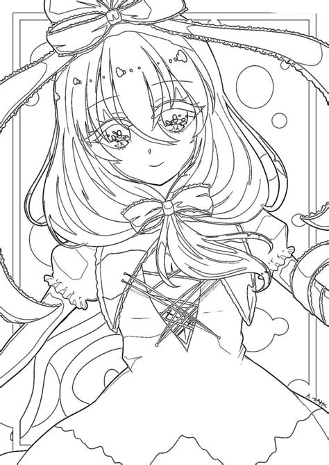 hina kagiyama from touhou project coloring page download print or color online for free