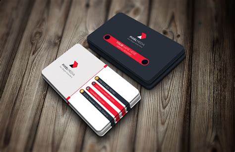 Modern Multi Color Business Card By Fsl99 Codester