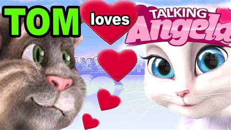 Talking Angela Tom Cat Is In Love Youtube