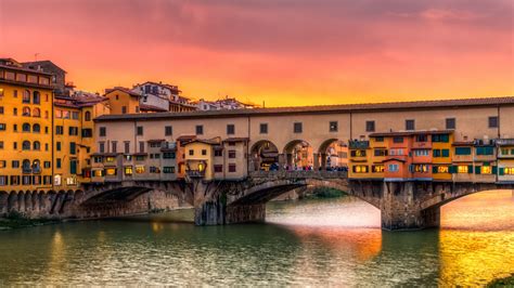 Free Download Ponte Vecchio Arch Bridge Florence Italy 4k Hd Desktop
