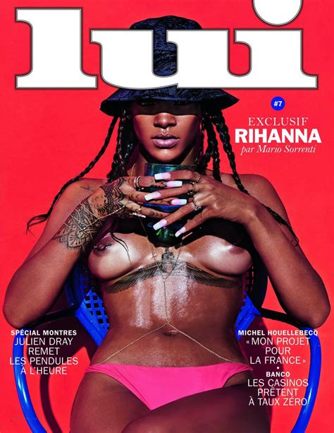 rihanna showing off her boobs and bare ass in lui magazine porn pictures xxx photos sex images