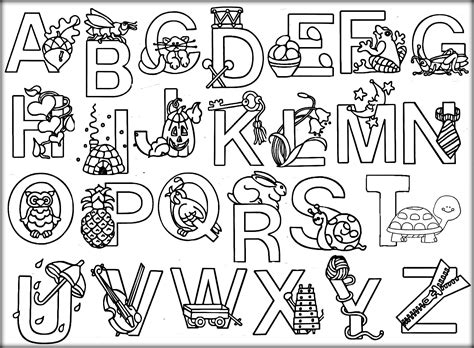 Free Printable Alphabet Coloring Pages at GetDrawings | Free download