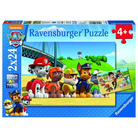 Ravensburger 09064 Kinder Puzzle Paw Patrol Heldenhafte Hunde 2x2
