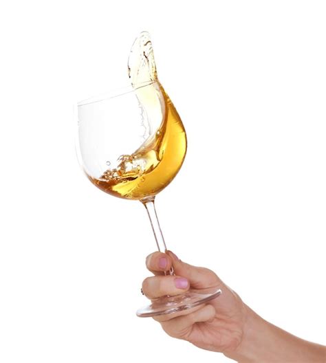 Premium Photo Splash Of Wine Isolated On White