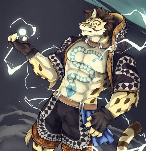 Male Furry Character Art Character Design Fantasy Creatures Art