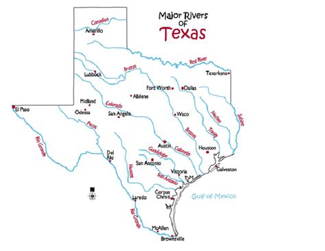 Map Of Texas Rivers Pdf