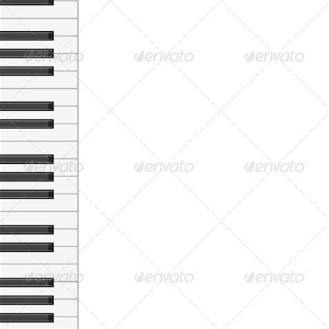 Piano Keys Background Piano Keys Music Backgrounds Vector Illustration