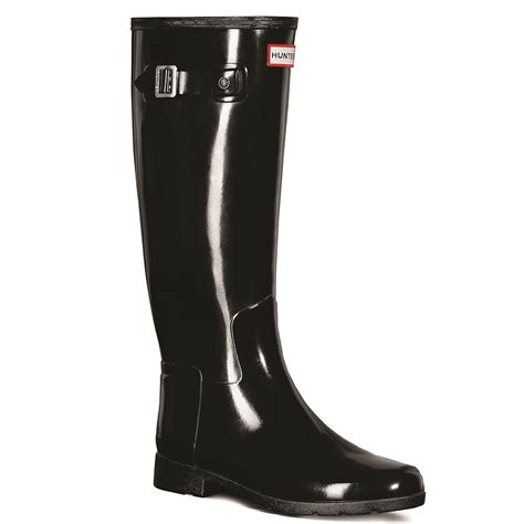 Ladies Hunter Original Refined Tall Gloss Waterproof Wellingtons Boots All Sizes Ebay