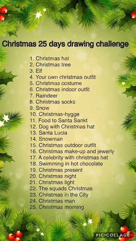 Challenge 25 Days Of Christmas Ideas Kaitlynmasek