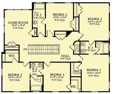 6 Bedroom Traditional House Plan With Main Floor Master 82239ka