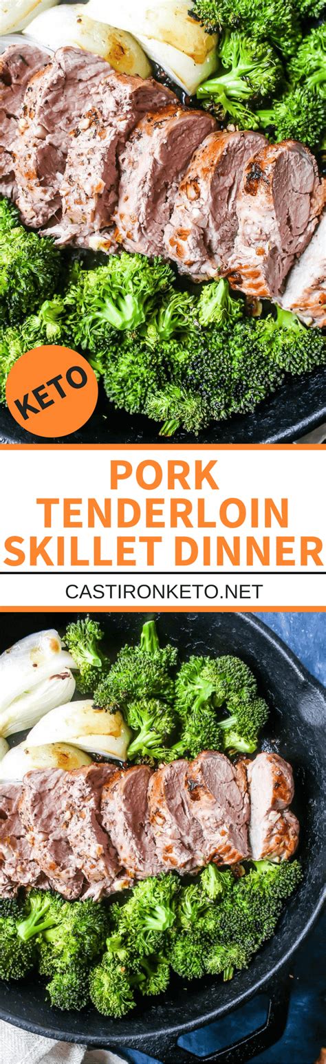 It is meat that runs along the backbone and is one of the most tender cuts of meat used when used with quick cooking cut pork tenderloin in half. Keto Pork Tenderloin Skillet Dinner | Recipe | Skillet ...
