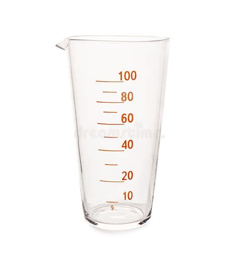 Glass Beaker With Water On White Background Stock Image Image Of Sample Scale 150032859