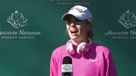 Rachel Heck Friday Interview Second Round 2022 Augusta National Womens Amateur Youtube