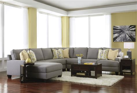 Signature Design By Ashley Chamberly Alloy Modern 5 Piece Sectional