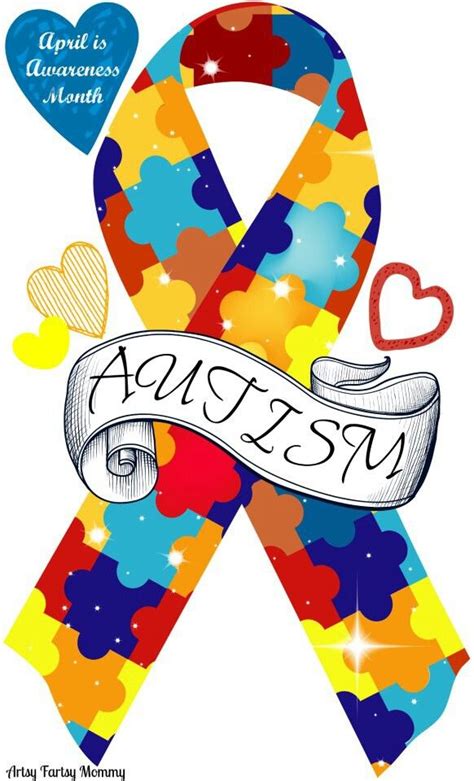 Color For Autism Awareness Month ~ Disability Autistic Autismo