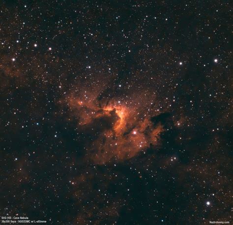 Sh2 155 Cave Nebula With At60ed Asi533mcpro And L Extreme Nazmus
