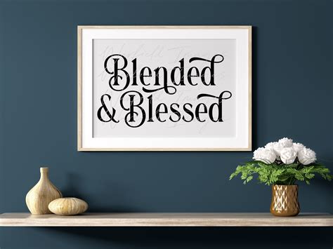 Blended and Blessed SVG Blended Family Svg Blended Family | Etsy