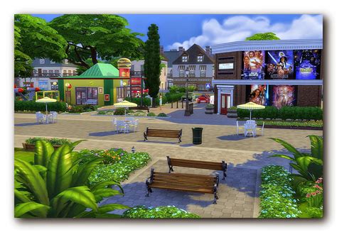 My Sims 4 Blog Sims Street Community Lot By Dalila