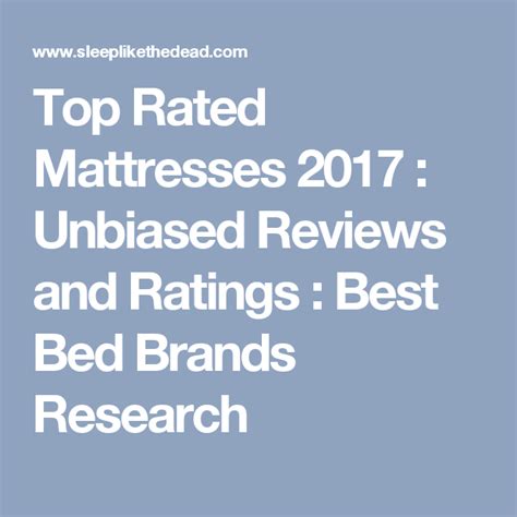 My best mattress 2021 review is here with picks from some of the most popular brands on the market, including casper, nectar, saatva, and more! Top Rated Mattresses 2017 : Unbiased Reviews and Ratings ...