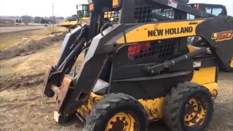 New Holland L160 Skidsteer For Sale On Online Auction Youtube