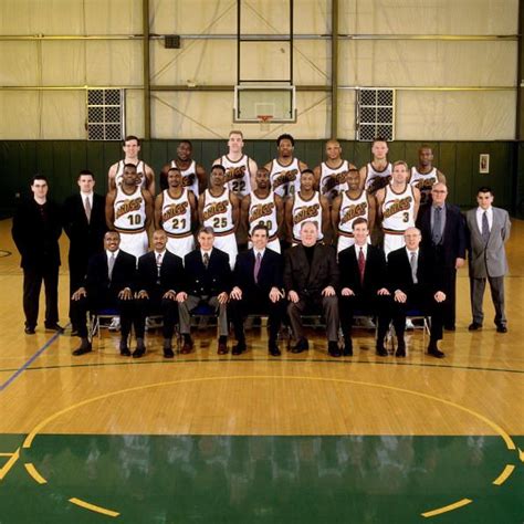 Team Photo Of The 19961997 Seattle Supersonics Basketball Seattle