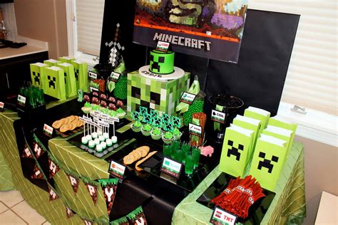 Minecraft Creeper Birthday Party Birthday Party Ideas For Kids