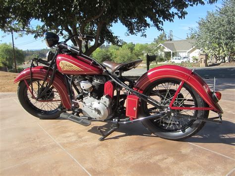 Restored 1935 indian chief motorcycle. 1935 Indian Chief from the Steve McQueen Collection For ...