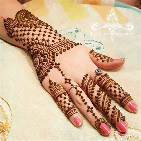 Latest Arabic Mehndi Designs Collection For Back Hand Craft