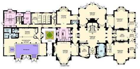 Heath Hall Main Floor Mansion Floor Plan Floor Plans Simple House Plans