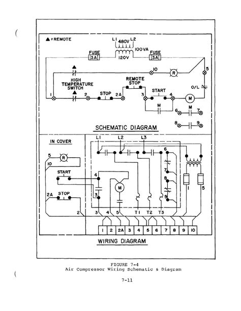 3 Phase Wiring Diagram Air Compressor Circuit Diagram
