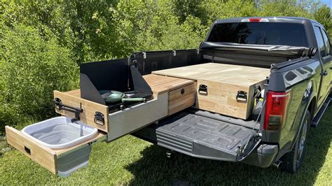 Diy Truck Bed Drawers W Full Kitchen Free Plans Overland Stealth