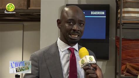 Invité De La Rédaction M Amadou Diop Dir Télévision Du Sénégal