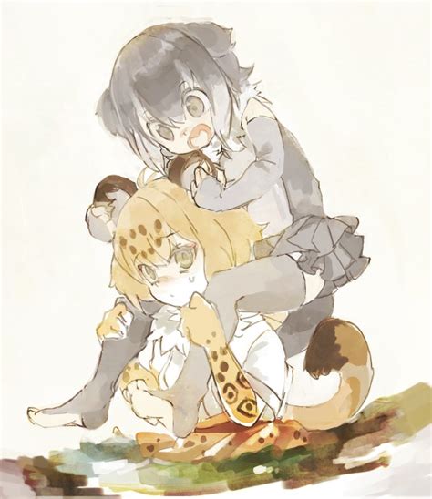 Jaguar And Small Clawed Otter Kemono Friends Drawn By Konabetate