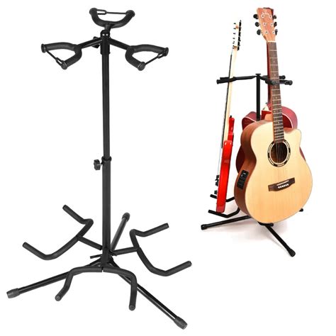 Universal Guitar Stand In Black Folding Tripod Stand For Acoustic