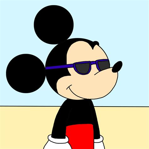 Mickey With Sunglass By Marcospower1996 On Deviantart