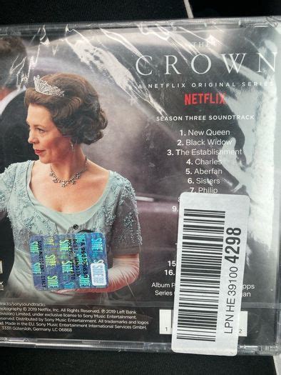 The Crown Season 3 Soundtrack Cd For Sale In Tullow Carlow From Ellen1984