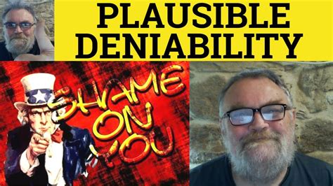 🔵 Plausible Deniability Meaning Plausible Deniability Definition