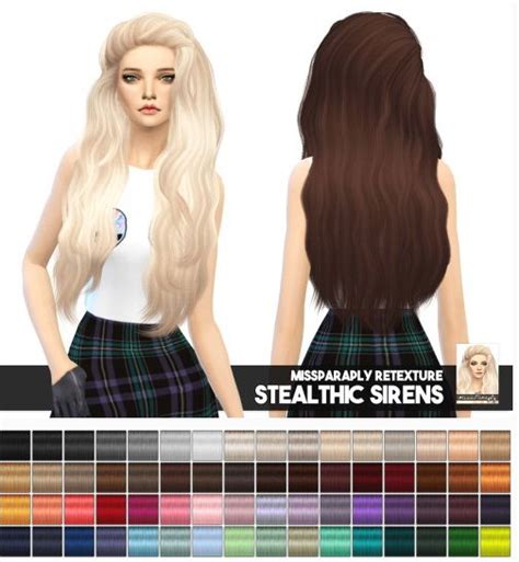 Miss Paraply Stealthic Sirens Solids • Sims 4 Downloads Sims 4