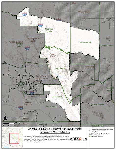 Congressional District Arizona Legislative District Map