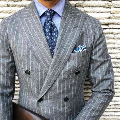Grey Pinstripes Suits Grey Pinstripe Suit Classy Suits Mens Fashion